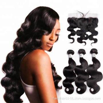 Brazilian Virgin Weave Bundle With Closure Extensions Human Hair Original Hair Dummy